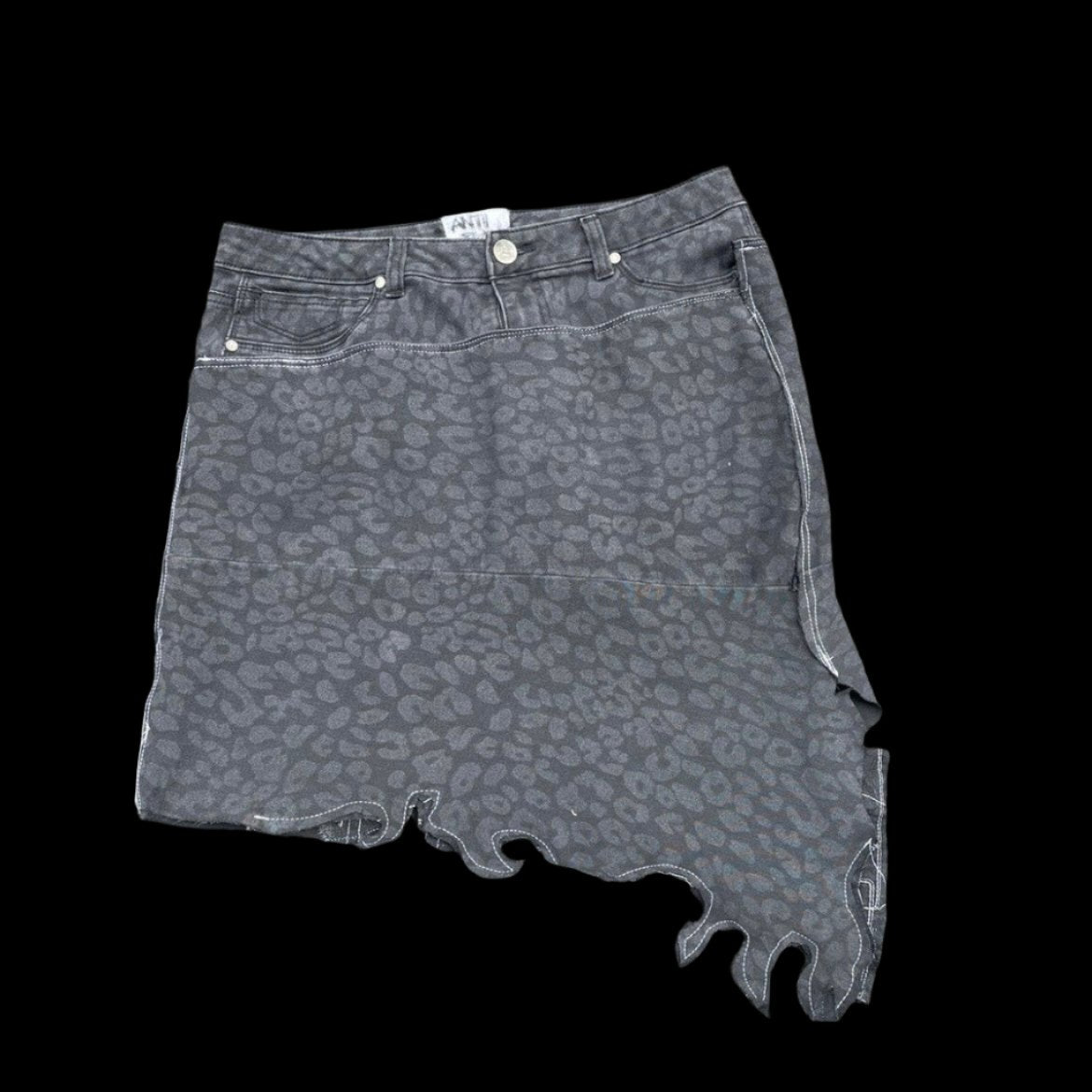 ANTIXROCK LEOPARD PRINT SKIRT