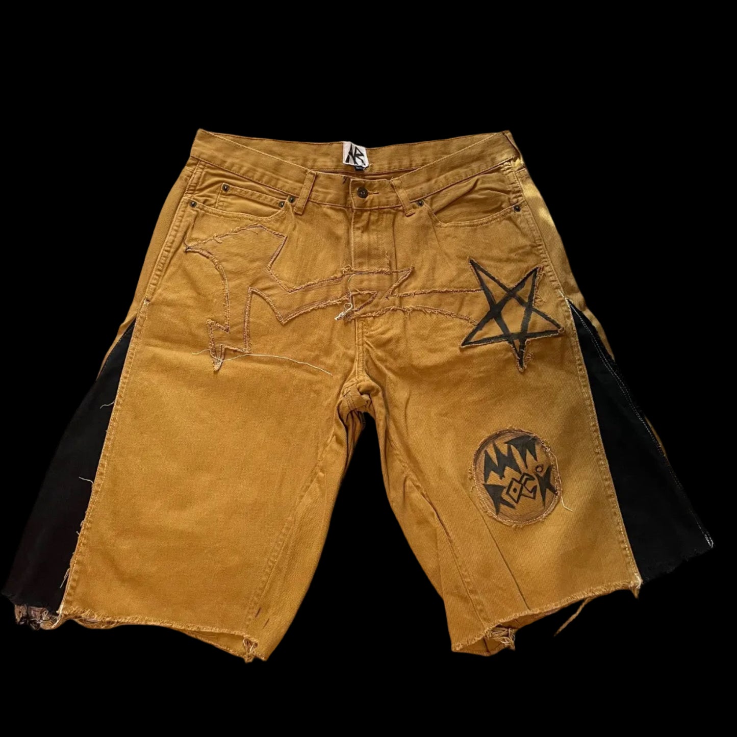 Brown rock0ut Jorts