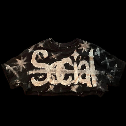 "Social" Crop-Top