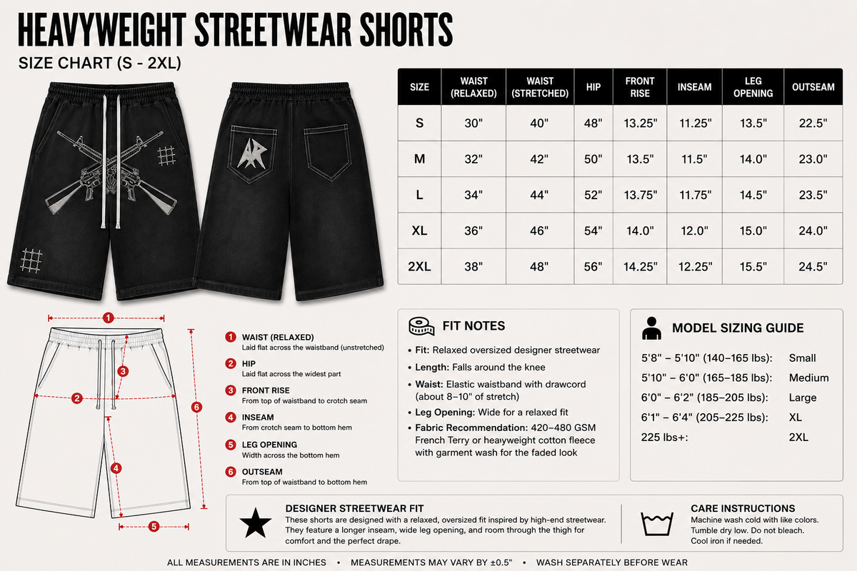 Red AR Shorts