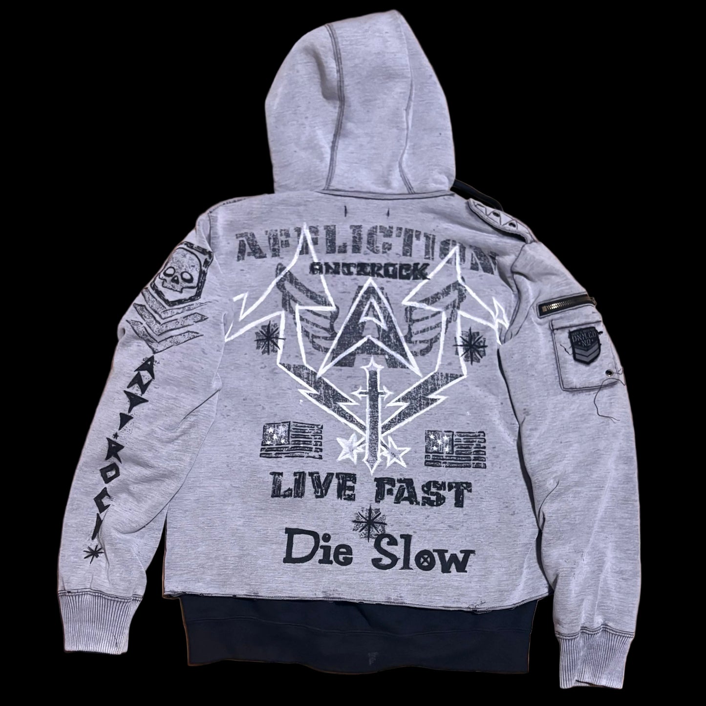 Affliction x Antixrock Zip-Up